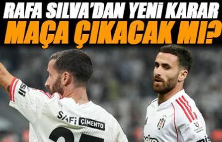 Beşiktaşlı Rafa Silva'dan yeni karar! Maçlara çıkacak mı?