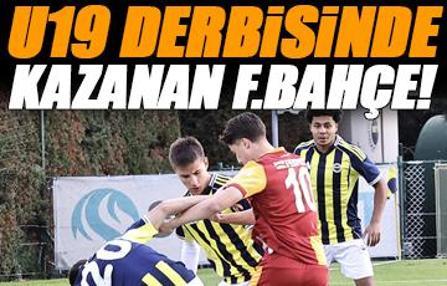 U19 derbisinde kazanan Fenerbahçe! Fenerbahçe U19 - Galatasaray U19 maçı sonucu: 2-1