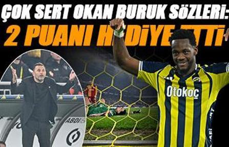 Erman Özgür'den çok sert Okan Buruk eleştirisi: 2 puanı hediye etti!