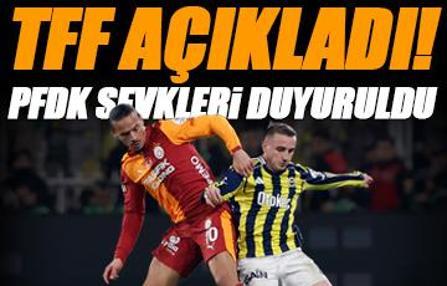 Dev derbinin PFDK sevkleri açıklandı!