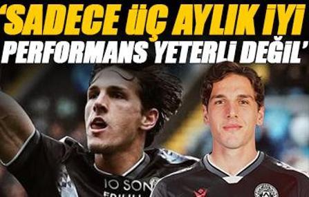 Udinese'den Zaniolo açıklaması 'Sadece üç aylık iyi performans yeterli değil'
