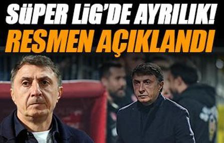 Süper Lig'de bir ayrılık daha! Resmen açıklandı...
