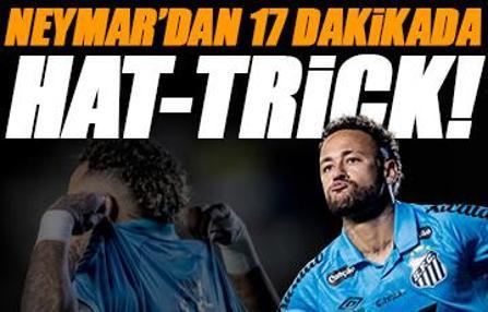Neymar'dan 17 dakika hat-trick! Sakat olmasına rağmen maça damga vurdu...