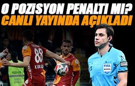 Galatasaray-Samsunspor maçının uzatma dakikalarında yaşanan pozisyon Penaltı mı? Erman Özgür değerlendirdi.
