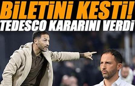 Fenerbahçe’de transfer çalışması başladı! Tedesco ilk bileti kesti
