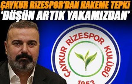 Çaykur Rizespor'dan hakem paylaşımı! 'Düşün artık yakamızdan!'