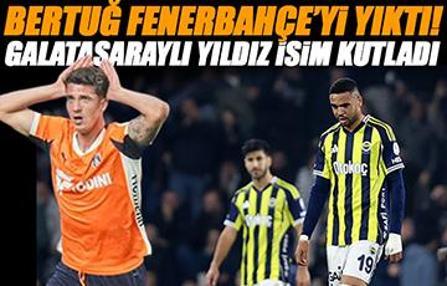 Bertuğ Yıldırım, Fenerbahçe'yi zirveden kopardı! Galatasaraylı futbolcu yorum yaptı