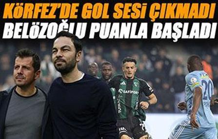 Körfez'de gol sesi çıkmadı... Kocaelispor - Kasımpaşa maç sonucu 0-0