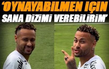 Santoslu taraftardan Neymar'a: Oynayabilmen için sana dizimi verebilirim