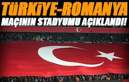 Türkiye-Romanya maçının oynanacağı stadyum açıklandı! TFF resmen duyurdu