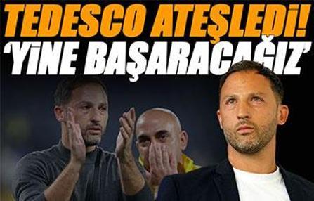 Domenico Tedesco konuştu, Fenerbahçe soyunma odası ayağa kalktı! İşte takımı ateşleyen sözler...