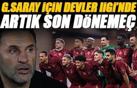 Galatasaray'ın Şampiyonlar Ligi'nde kaderi belli oluyor! Kalan maçlar ve fikstür