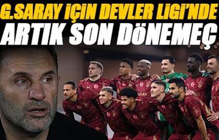 Galatasaray'ın Şampiyonlar Ligi'nde kaderi belli oluyor! Kalan maçlar ve fikstür