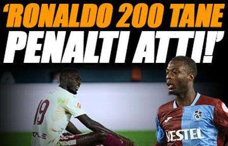 Eski Trabzonsporlu yıldızdan Cristiano Ronaldo'ya zehir zemberek sözler! '200 tane penaltı attı'