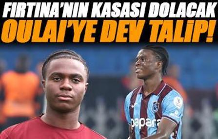 Trabzonspor'un genç yıldızı Oulai'ye Manchester City'den transfer kancası! Trabzon'un kasası dolacak