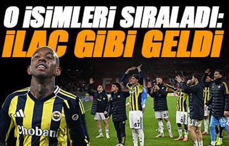 Erman Özgür isim isim sıraladı: İlaç gibi geldi