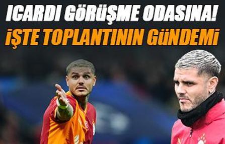 Galatasaray'da Icardi görüşme odasına: İşte toplantının gündemi