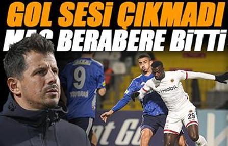 İstanbul'da kazanan çıkmadı! Kasımpaşa - Gençlerbirliği maçı sonucu 0-0