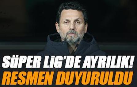 Süper Lig'de şok ayrılık! Göreve yeni gelmişti, resmen açıklandı...