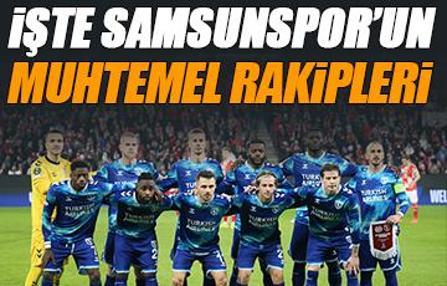 Samsunspor play-off'u garantiledi! Muhtemel rakipler belli oldu