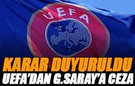 UEFA'dan Galatasaray'a ceza: Resmen açıklandı