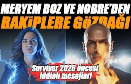 Survivor 2026 Ünlüler kadrosunda yer alan Meryem Boz ve Mert Nobre iddialı konuştu!