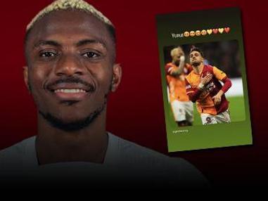 Osimhen milli takımda, kalbi Galatasaray'la! Maç biter bitmez art arda paylaşımlar