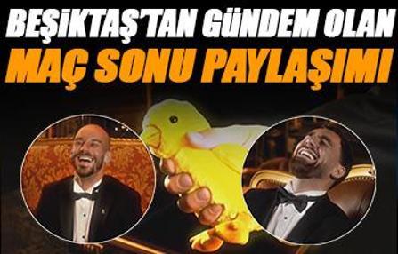 Beşiktaş'tan gündem olan Fenerbahçe paylaşımı!