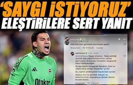 Ederson'un eşi Laia Moraes'ten tepkilere sert cevap! 'Saygı istiyoruz'