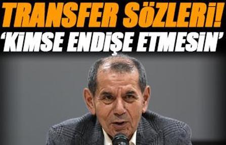 Galatasaray Başkanı Dursun Özbek'ten transfer açıklaması! 'Hiç kimse endişe etmesin'