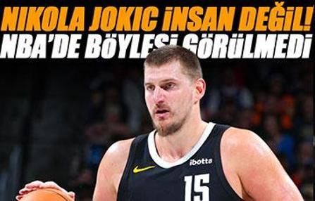 Nikola Jokic'ten insanüstü performans! NBA'de böyle bir şey görülmedi...