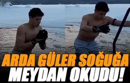 Arda Güler soğuğa meydan okudu!