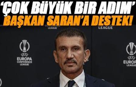 Fenerbahçeli eski futbolcu Rüştü Reçber'den Sadettin Saran'a destek