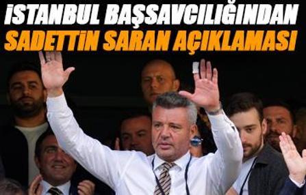 Başsavcılıktan Sadettin Saran açıklaması! 'Bilirkişi raporu bulunmadı'
