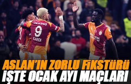 Galatasaray'ın kader ayı: Ocak ayında zorlu fikstür