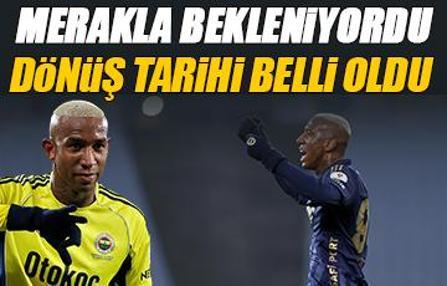 İşte Anderson Talisca gerçeği! Fenerbahçe'nin yıldızının geri dönüş tarihi belli oldu...