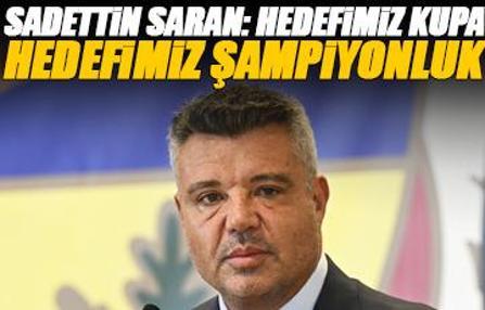Sadettin Saran'dan Samsunspor maçı öncesi açıklama: 