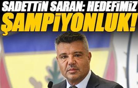 Sadettin Saran'dan Samsunspor maçı öncesi açıklama: 
