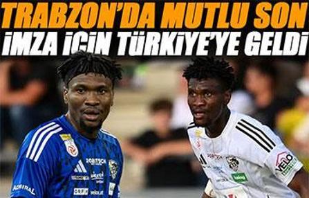 Trabzonspor'da mutlu son! Chibuike Nwaiwu imzaya geldi