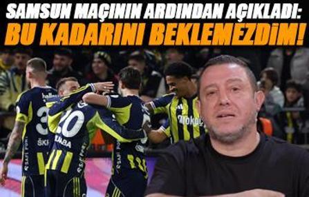 Fenerbahçe-Samsunspor maçının ardından Nihat Kahveci açıkladı: Bu kadarını beklemezdim!