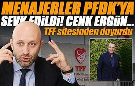 TFF'de bahis soruşturması! 104 menajer PFDK'ya sevk edildi | Cenk Ergün, Necdet Ergezen...