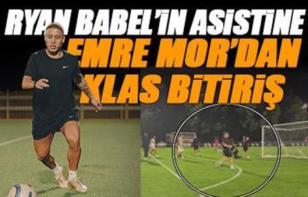 Ryan Babel'in asistine Emre Mor'dan klas bitiriş