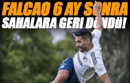 Radamel Falcao, 6 ay sonra futbola geri döndü! İşte takımdaki ilk günü