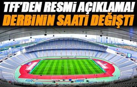 Fenerbahçe-Galatasaray maçının saati değişti!
