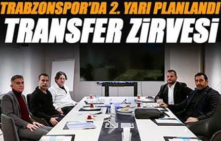 Transfer zirvesi: Trabzonspor’da ikinci yarı planı İstanbul’da şekillendi