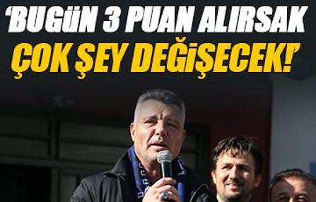 Sadettin Saran: '3 puan alırsak çok şeyin değişeceğine inanıyorum!'