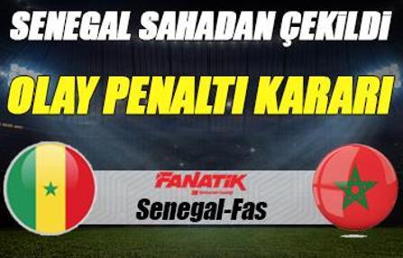 CANLI | Senegal-Fas maçı | Senegal sahadan çekildi