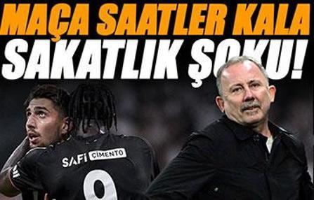 Maça saatler kala Beşiktaş'a sakatlık şoku! Kadrodan çıkarıldı...
