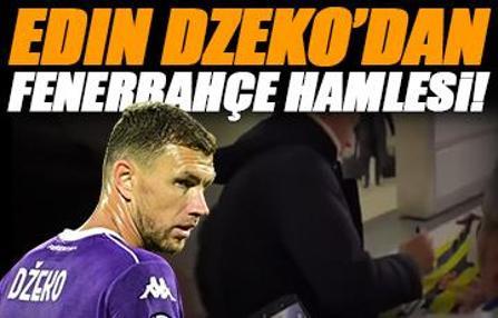 Edin Dzeko'dan Fenerbahçe hamlesi! Taraftarı kırmadı, formayı imzaladı