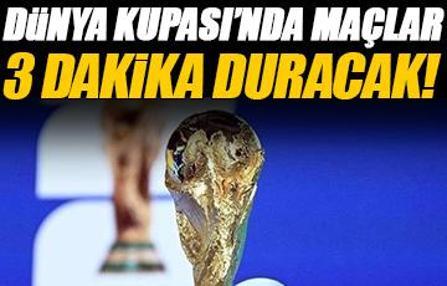 Maçlar artık 3 dakika duracak! FIFA belgelerine ulaşıldı...